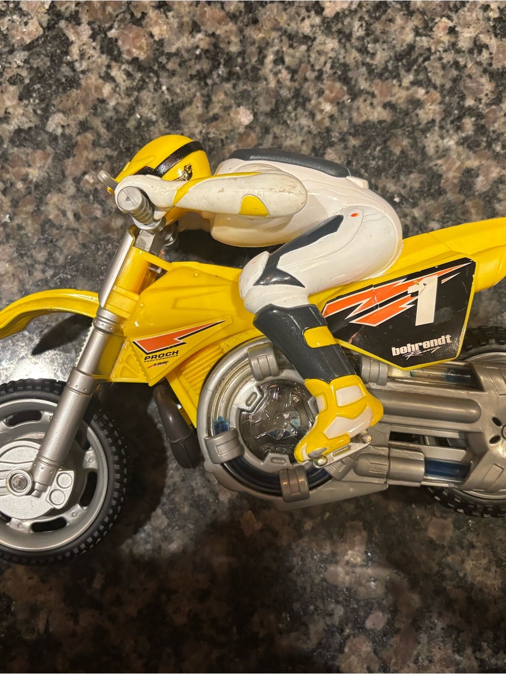 Vintage Hot Wheels Liquid Fusion Moto #1 Behrendt Racing Mattel Motorcycle